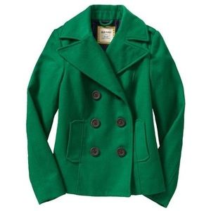 Green Pea Coat